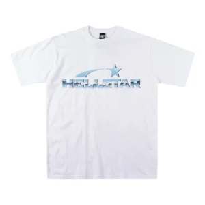 Hellstar Studios Metal Stainless Steel Logo T-shirt White