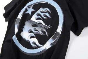 Hellstar Studios Metal Stainless Steel Logo T-shirt9