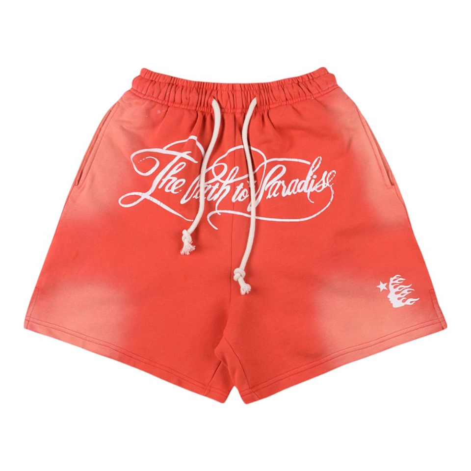 Hellstar Studios Path To Paradise Washed Casual Shorts