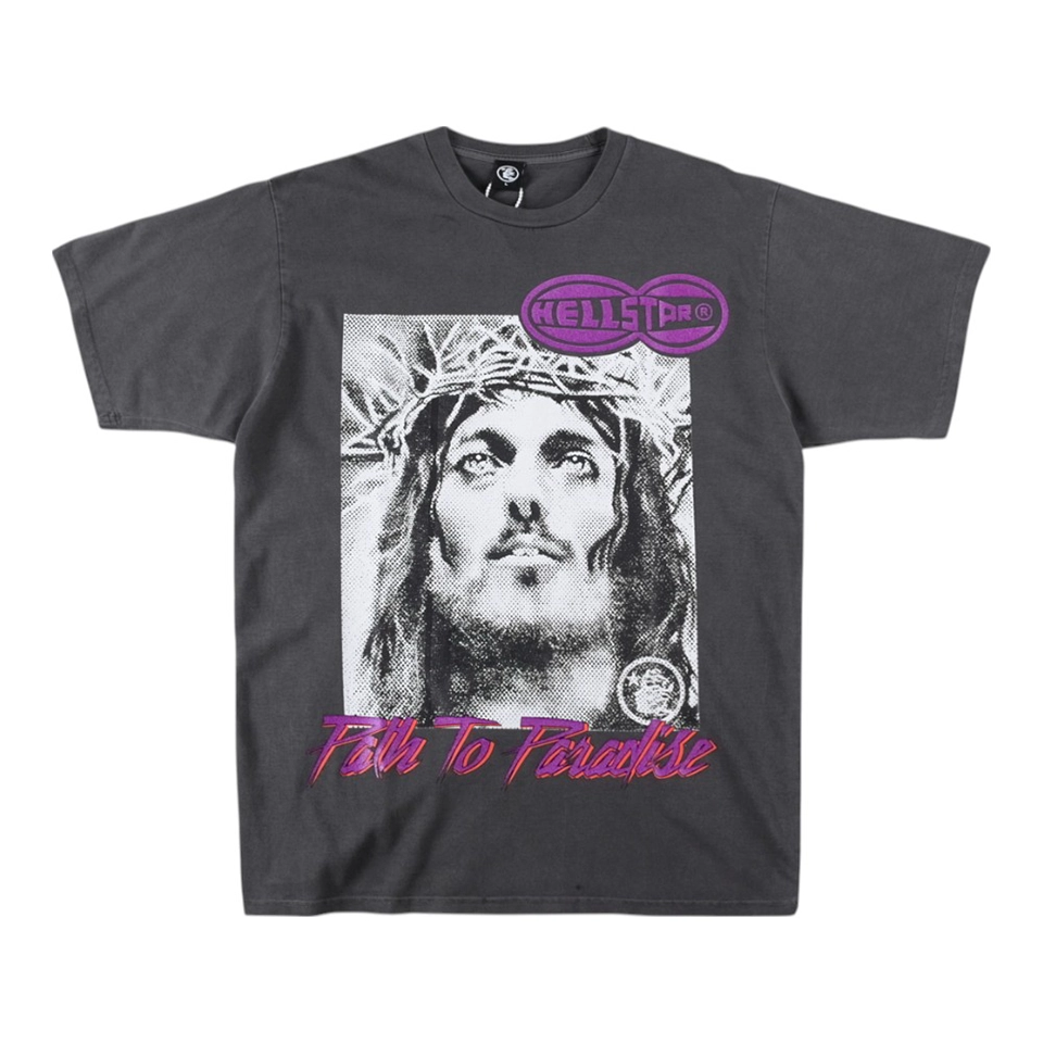 Hellstar Studios Path to Paradise Jesus Graphic T-shirt