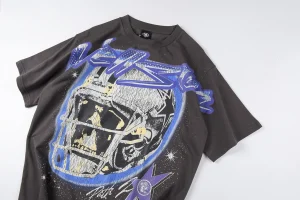 Hellstar Studios Path to Paradise Skull Helmet T-shirt3