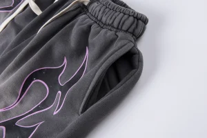 Hellstar Studios Pink Flame Washed Shorts11