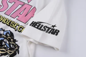 Hellstar Studios Pixel Flame Face Graphic T-shirt10