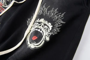 Hellstar Studios Scream Face Graphic Shorts3