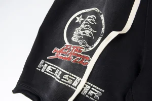 Hellstar Studios Scream Face Graphic Shorts4