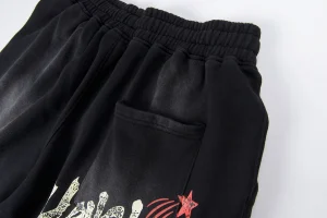 Hellstar Studios Scream Face Graphic Shorts5