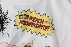Hellstar Studios Screaming Kid Cartoon Print Casual T-shirt5