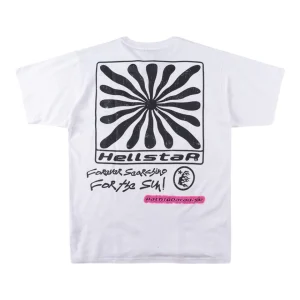 Hellstar Studios Smiley Sun Graphic T-shirt White