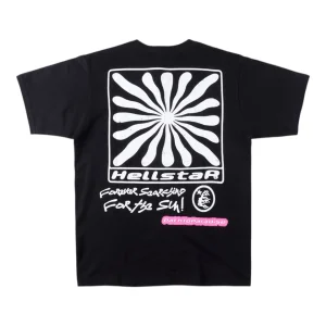 Hellstar Studios Smiley Sun Graphic T-shirt Black