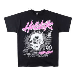 Hellstar Studios “Sounds Like Heaven” Pink Letter Graphic T-shirt