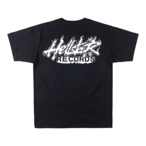 Hellstar Studios “Sounds Like Heaven” Pink Letter Graphic T-shirt Black