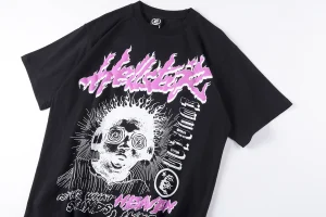 Hellstar Studios “Sounds Like Heaven” Pink Letter Graphic T-shirt9