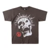 Hellstar Studios Spiked Skull Graphic T-shirt