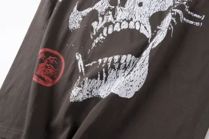 Hellstar Studios Spiked Skull Graphic T-shirt5