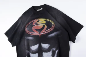 Hellstar Studios Superhero Muscle Graphic Washed T-shirt6