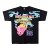 Hellstar University Graffiti Flame Print T-shirt (Black/White)