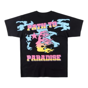 Hellstar University Graffiti Flame Print T-shirt White