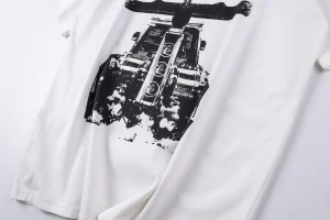 Hellstar x Post Malone Austin Flame Truck Graphic T-shirt1