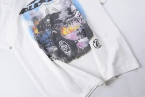 Hellstar x Post Malone Austin Flame Truck Graphic T-shirt2