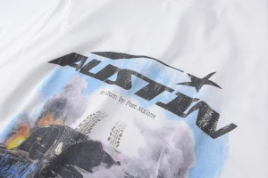 Hellstar x Post Malone Austin Flame Truck Graphic T-shirt7