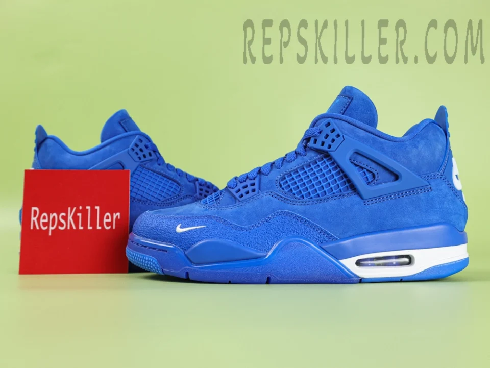 Jordan 4 Retro OG x Nigel Sylvester “Brick by Brick” Blue