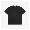 L Embroidered Anagram T-shirt (Black/White)