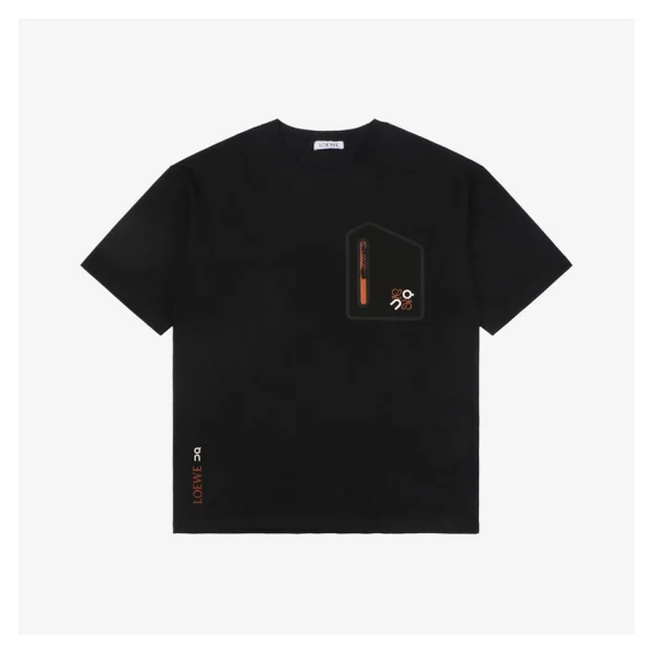 L ON Co-Brand Letter Logo Silicone T-shirt