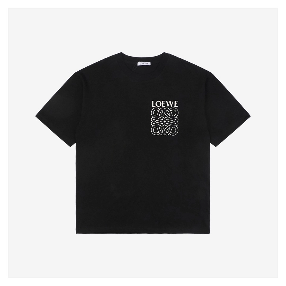 L Silicone Logo Towel Embroidery T-shirt