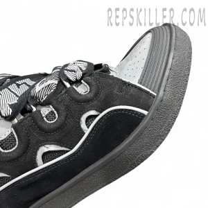 Lanvin Curb Sneakers ‘Black White Floral Laces’4.jpg