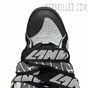 Lanvin Curb Sneakers ‘Black White Floral Laces’5.jpg