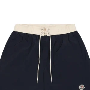 Mxxcler Patch Logo Contrast Waistband Shorts Black