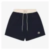 Mxxcler Patch Logo Contrast Waistband Shorts (Black/Green)
