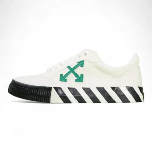OFF-WHITE Vulc Low Canvas White Green
