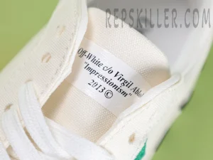OFF-WHITE Vulc Low Canvas White Green10