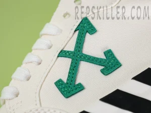 OFF-WHITE Vulc Low Canvas White Green9