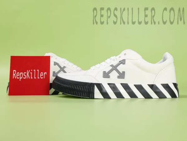 OFF-WHITE Vulc Low Canvas White Grey
