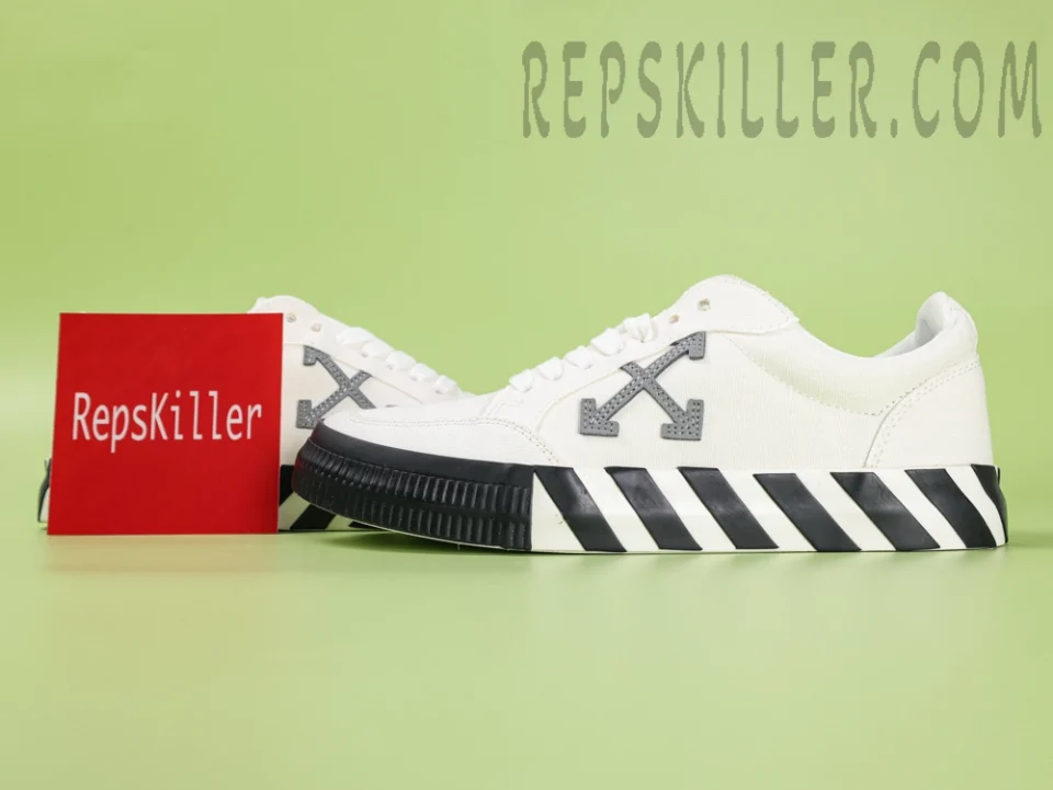 OFF-WHITE Vulc Low Canvas White Grey