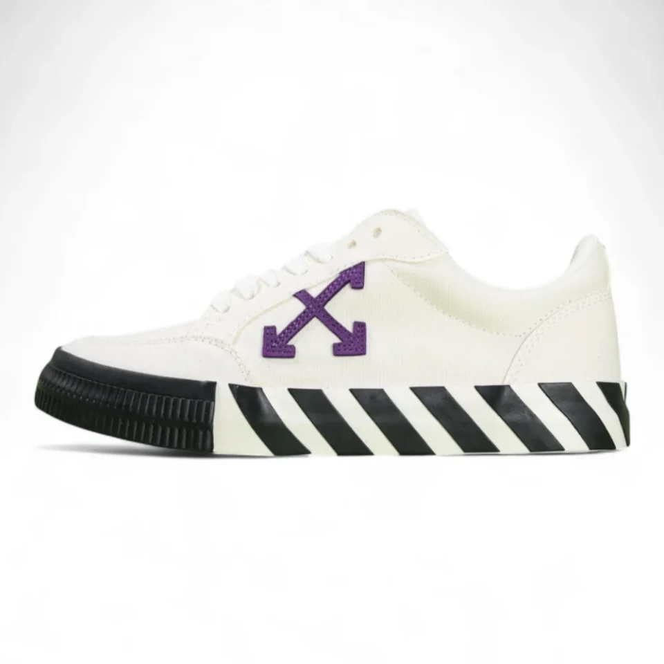 OFF-WHITE Vulc Low Canvas White Purple
