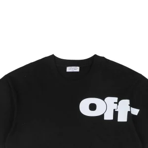 Off-White Bold Typography Logo T-shirt Black