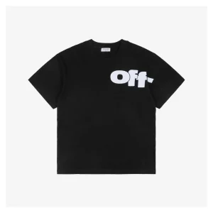 Off-White Bold Typography Logo T-shirt Black