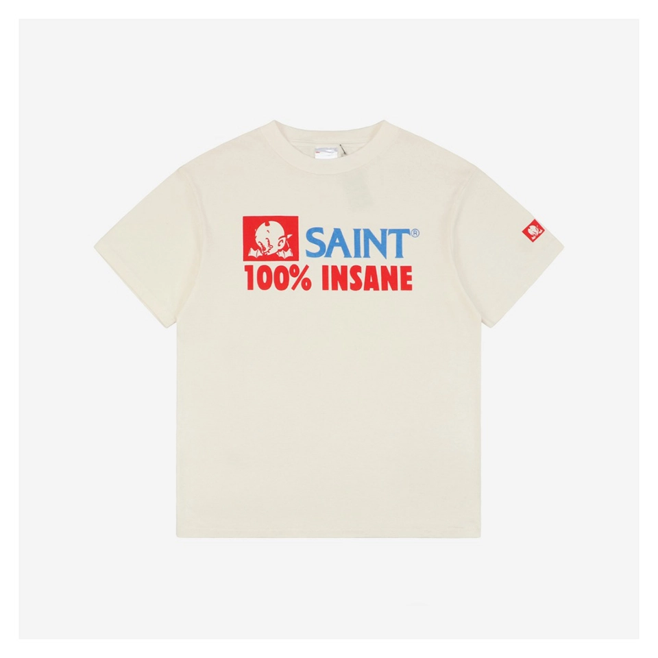 Saint Michael 100% INSANE Graphic Print T-shirt