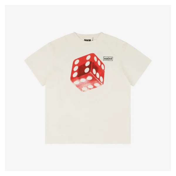 Saint Michael Dice Print T-shirt