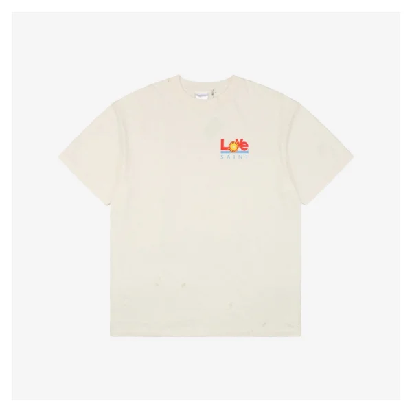 Saint Michael LOVE Graphic Print T-shirt