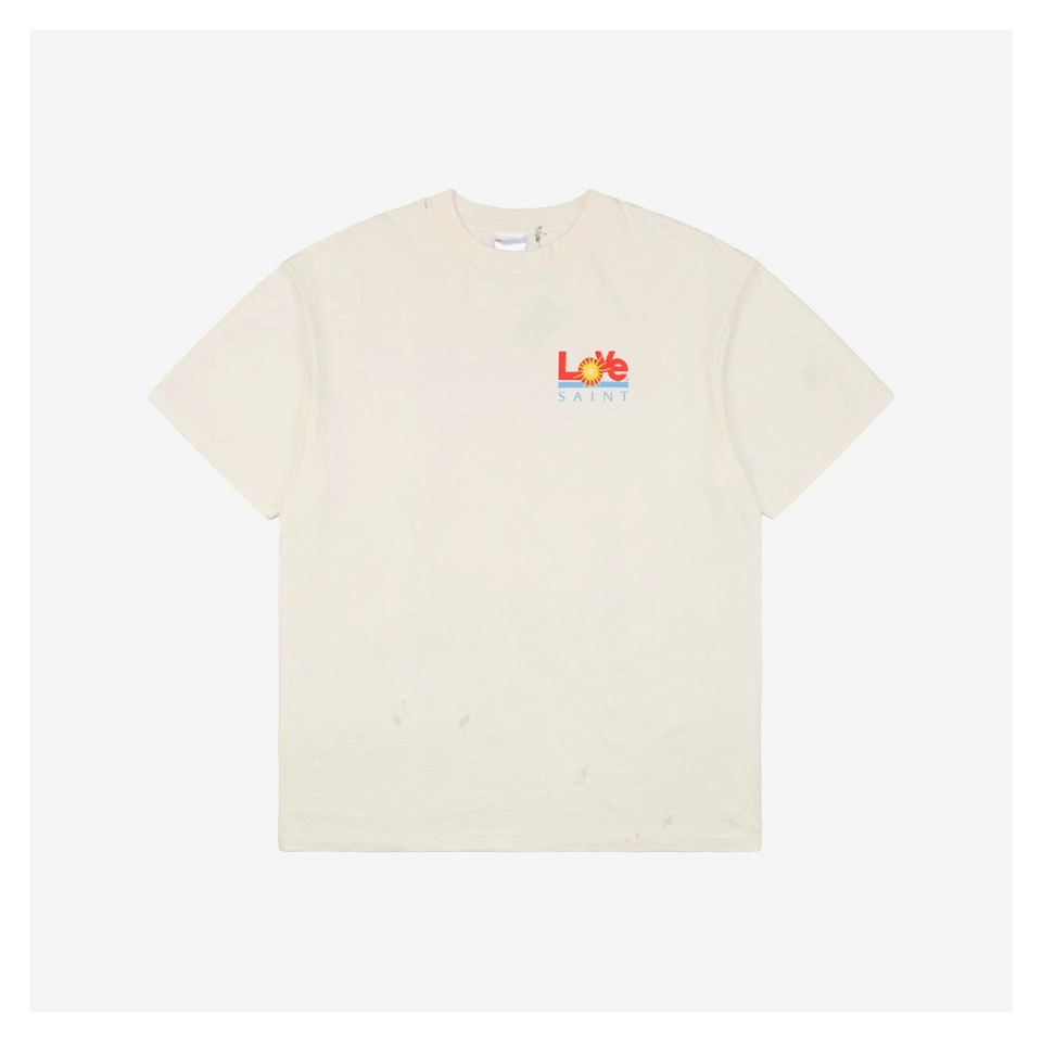 Saint Michael LOVE Graphic Print T-shirt