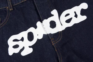 Sp5der 555555 Denim Unisex Casual Shorts3