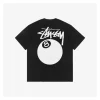 Stussy 8 Ball Logo Print T-shirt (Black/White)