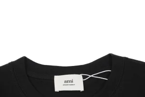 Ami Cracked Heart Logo Print T-shirt18.jpeg