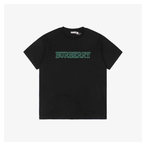 BBry Outline Logo Tatami Embroidery T-shirt Black