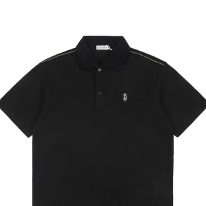 BBry Shield Logo Embroidery Polo T-shirt Black