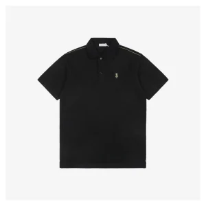 BBry Shield Logo Embroidery Polo T-shirt Black